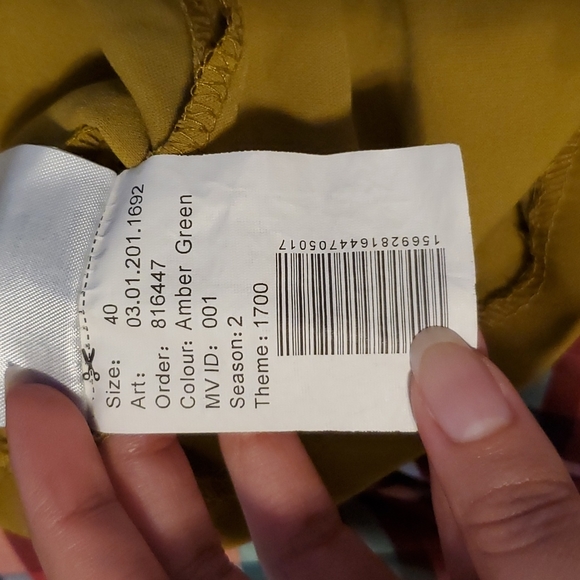 Amisu Striped Trim Quarter Sleeve T-Shirt Dress - Picture 9 of 15